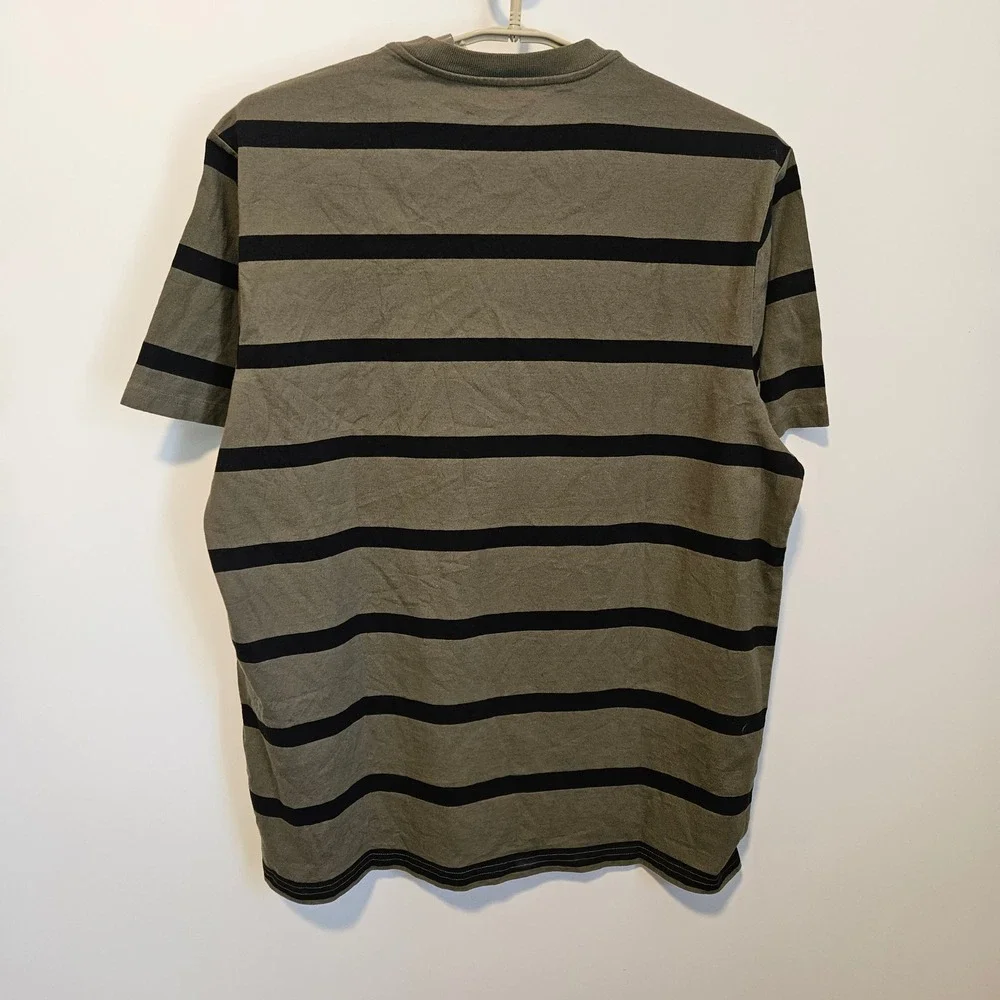 Everlane Mens T-Shirt Organic Cotton Striped Basic Casual Short Sleeve Staple - Picture 2 of 6